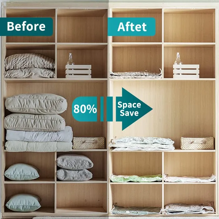 Image by AirBaker. Airbaker's vacuum storage bag combo is a must-have for saving your storage space!