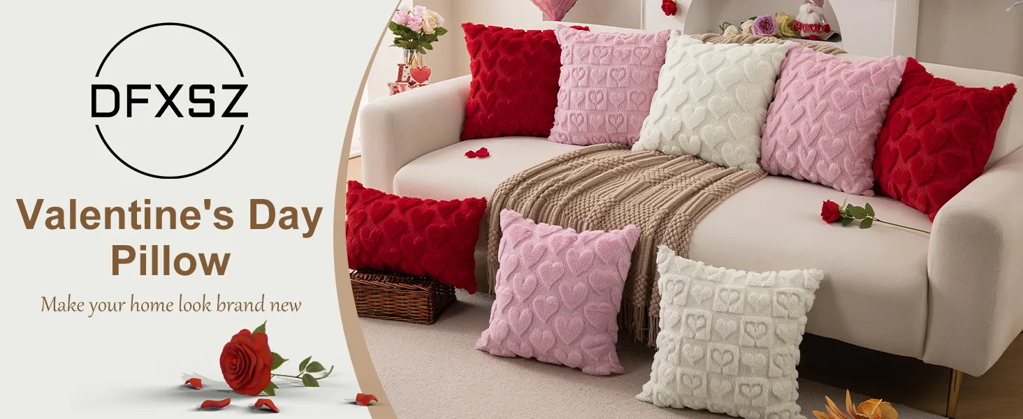 VALENTINES PILLOW COVERS