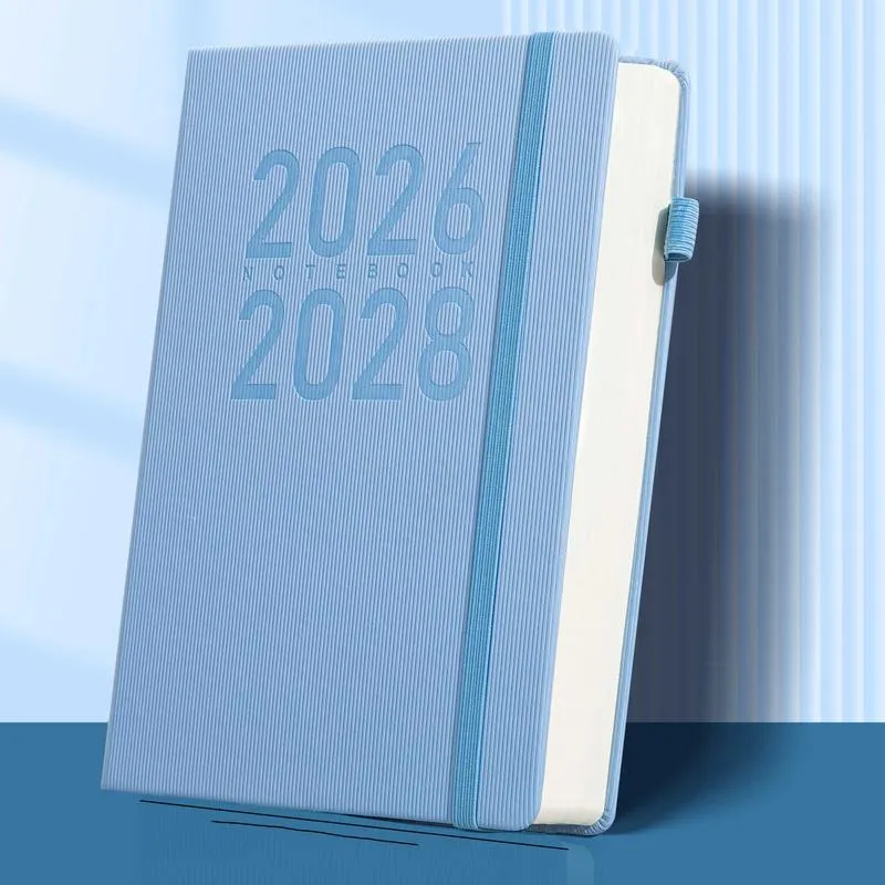3-Year Monthly Planner Calendar 2026-2028 - January to December, Softcover with Elastic Pen Holder, 12 Month Display, English Language, Ideal for Organizing and Stylish Adults, Diary Writing|Minimalist Design|Easycare Binding, Planner Notebook
