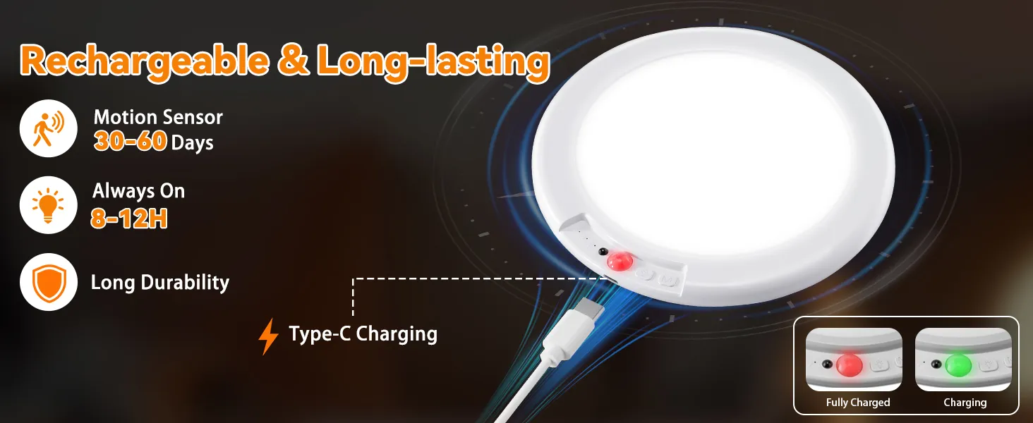 Rechargeable &amp; Long-lasting