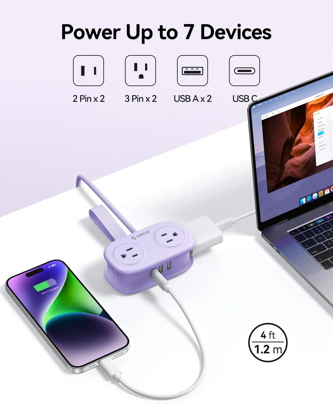 7 Devices Charging