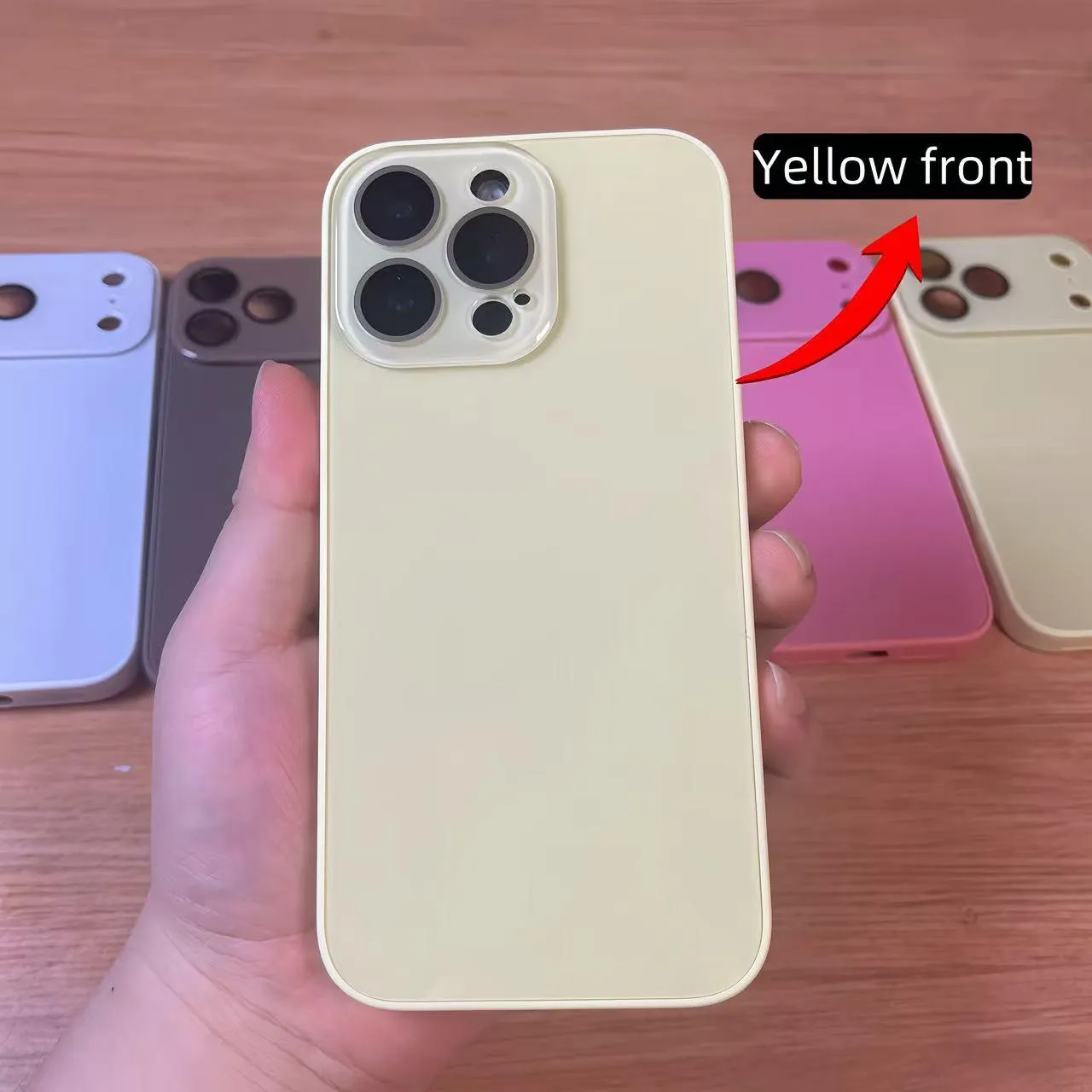 Luxury crystal texture mobile phone case, skin-feeling solid color mobile phone case suitable for iPhone17/16/15/14/13promax series, solid color mobile phone protective cover Luxury crystal texture mobile phone case, skin-feeling solid color mobile phone case suitable for iPhone17/16/15/14/13promax series, solid color mobile phone protective cover