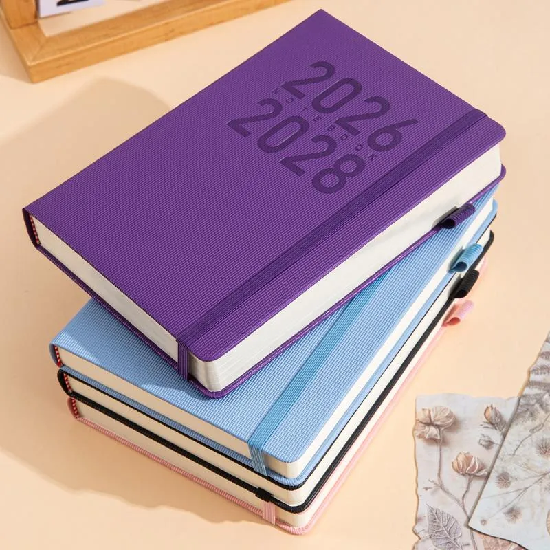 3-Year Monthly Planner Calendar 2026-2028 - January to December, Softcover with Elastic Pen Holder, 12 Month Display, English Language, Ideal for Organizing and Stylish Adults, Diary Writing|Minimalist Design|Easycare Binding, Planner Notebook