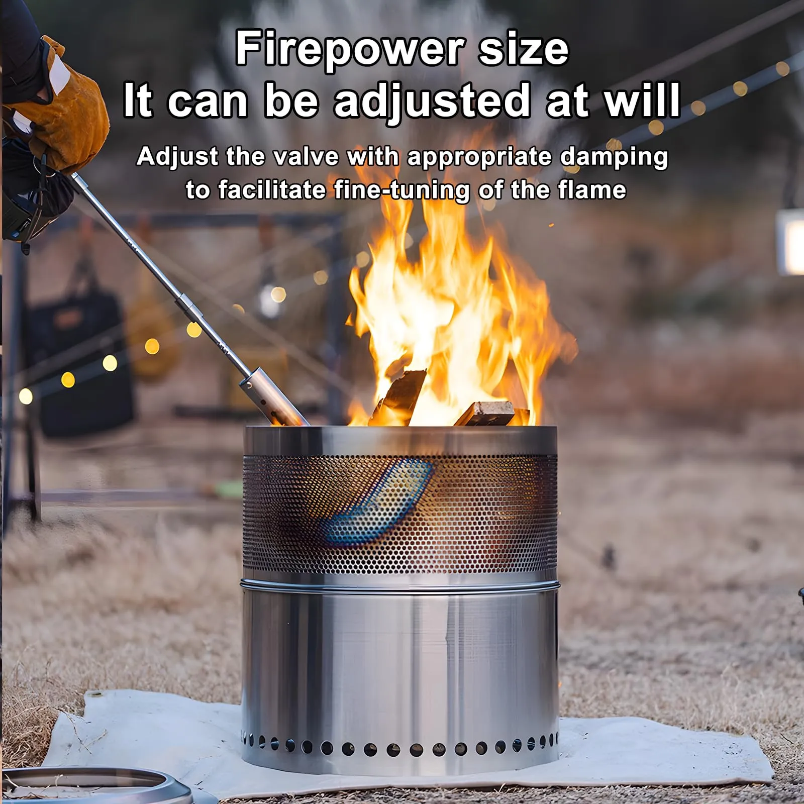 Powerful BBQ torch output