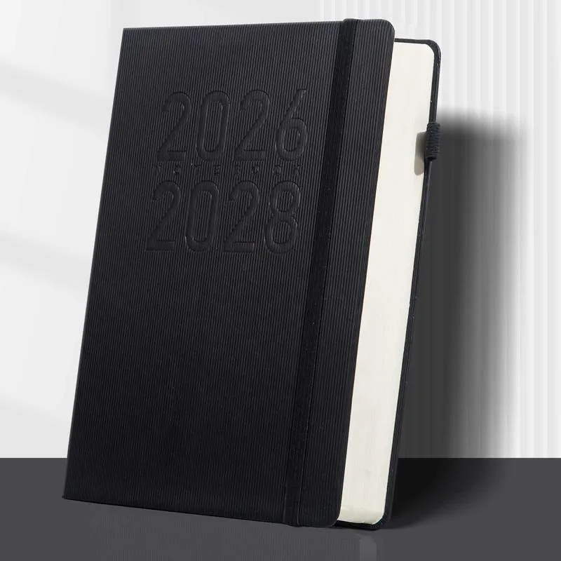 3-Year Monthly Planner Calendar 2026-2028 - January to December, Softcover with Elastic Pen Holder, 12 Month Display, English Language, Ideal for Organizing and Stylish Adults, Diary Writing|Minimalist Design|Easycare Binding, Planner Notebook