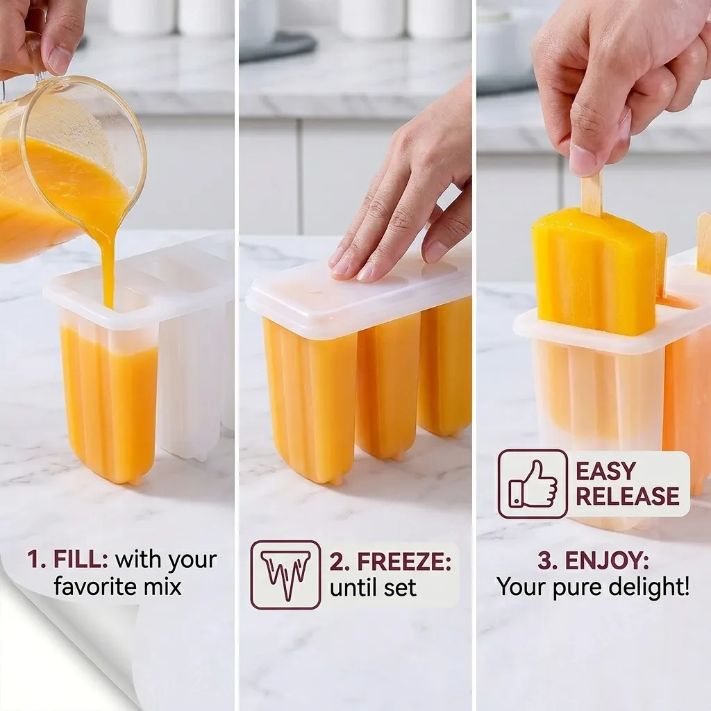 How to use popsicle mold