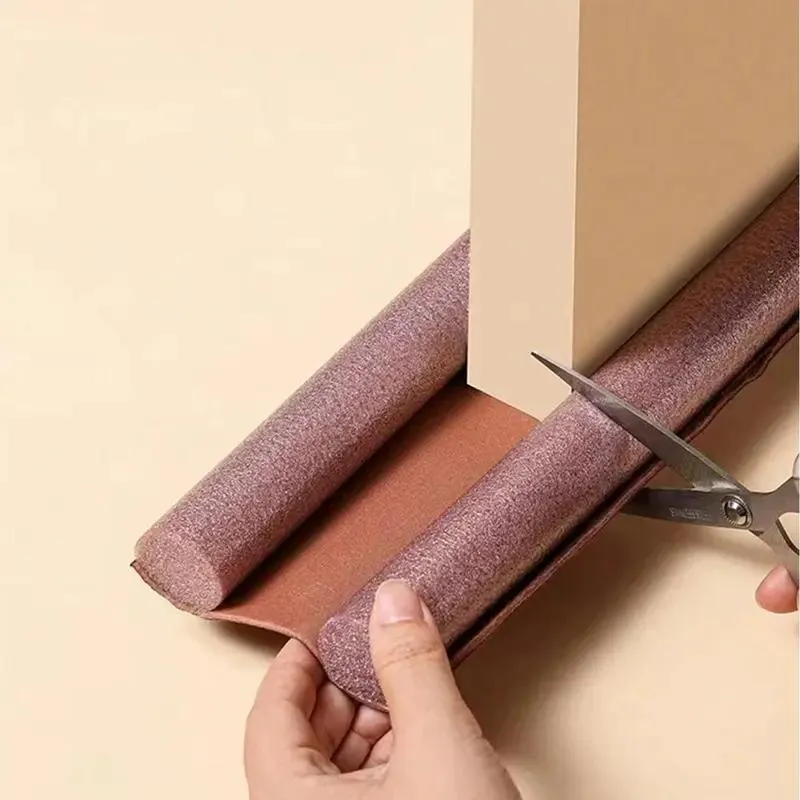 Door Bottom Sealing Strip, 1 Count Door Draft Stopper, Under Door Draft Noise Blocker, Home Essentials