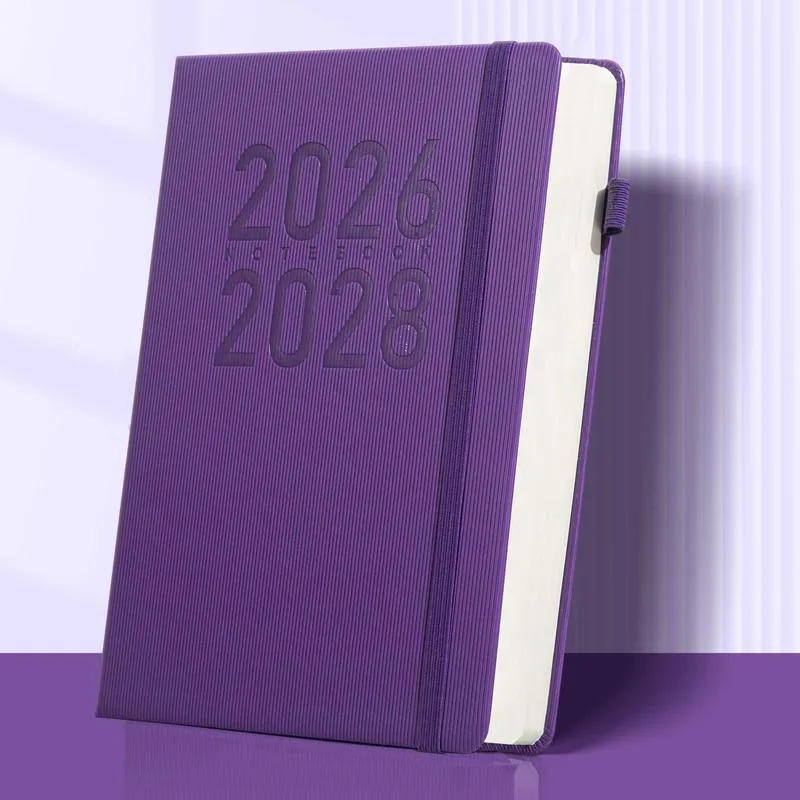 3-Year Monthly Planner Calendar 2026-2028 - January to December, Softcover with Elastic Pen Holder, 12 Month Display, English Language, Ideal for Organizing and Stylish Adults, Diary Writing|Minimalist Design|Easycare Binding, Planner Notebook