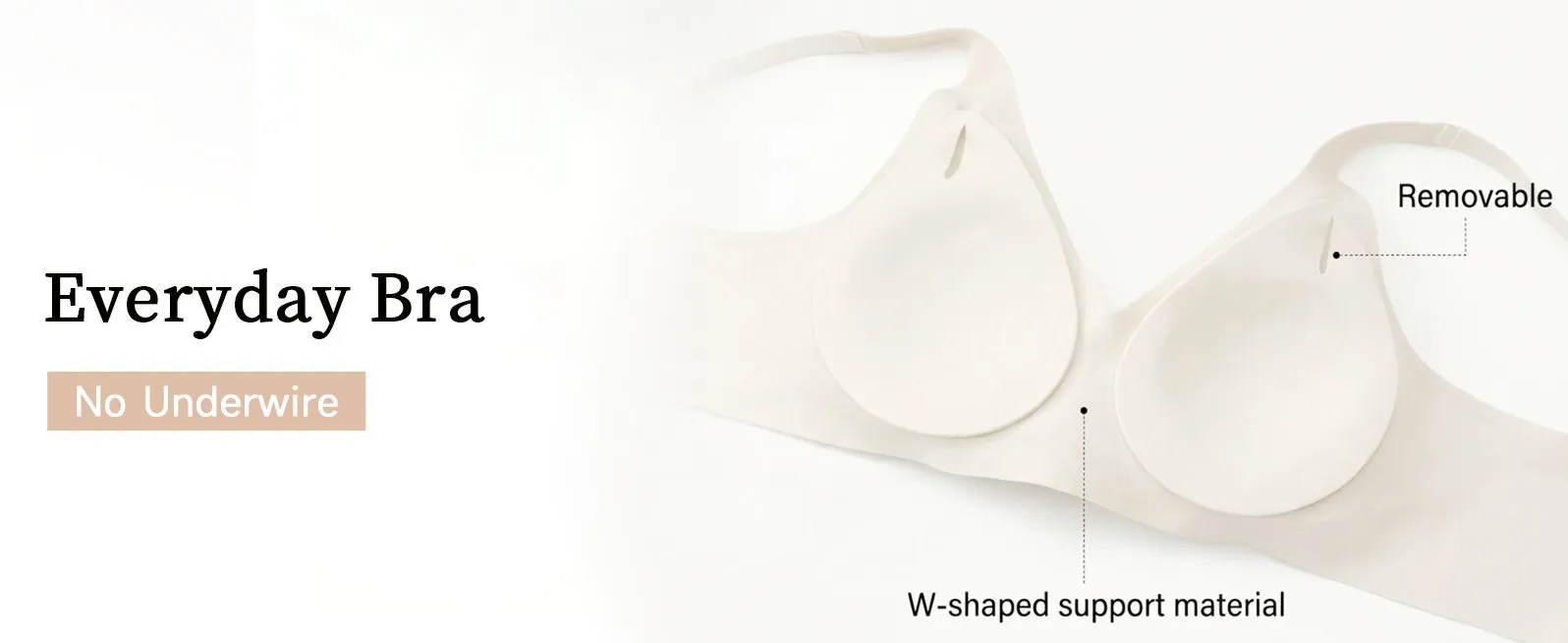 3D molded cups smoothing side bulges