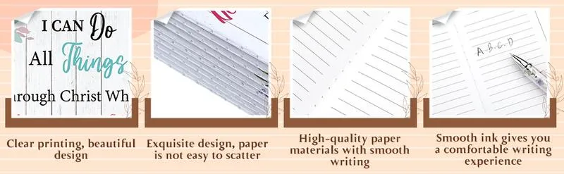 24Pcs Christian Gifts with 12 Motivational Quote Pens and 12 Bible Journal Christian Writing Pens Inspirational Ballpoint Pens Religious Notebooks with Bible Verse Bible Supplies, Gifts for Women  Student Teacher, First Holy Communion Gift, Mother's Day