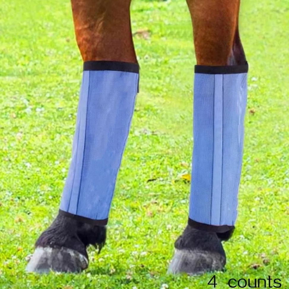 Horse Leg Protector (4 Counts), Breathable Outdoor Equestrian Horse Leg Protector, Professional Anti-mosquito & Anti-insect Horse Leg Protector Horse Leg Protector (4 Counts), Breathable Outdoor Equestrian Horse Leg Protector, Professional Anti-mosquito & Anti-insect Horse Leg Protector