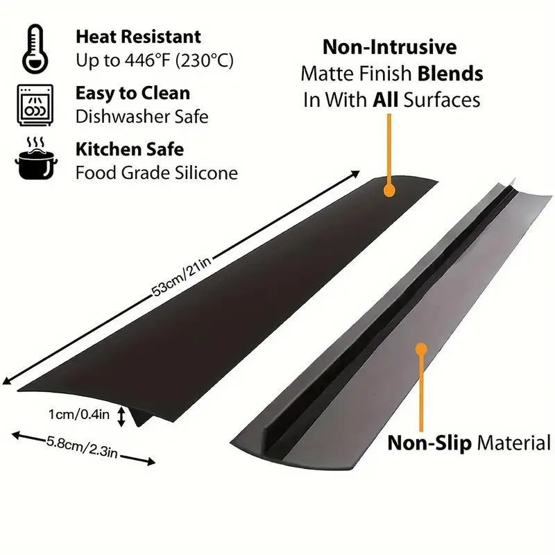 Product Introduction of Silicone Gap-Seal for Fall, Easy-Clean & Oil-Resistant Countertop & Stove Gap-Cover, Waterproof & Heatproof Gap-Seal for Kitchen, Birthday Gifts, Grocery List Ideas, Gifts for Mums 36
