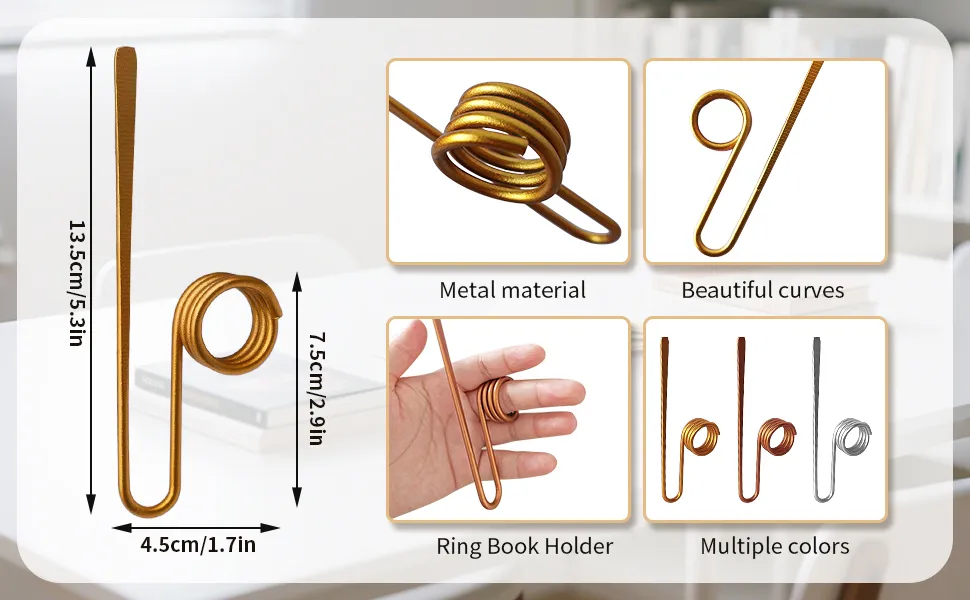 Finger Ring Book Opener Holder for Book Lovers
