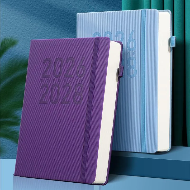 3-Year Monthly Planner Calendar 2026-2028 - January to December, Softcover with Elastic Pen Holder, 12 Month Display, English Language, Ideal for Organizing and Stylish Adults, Diary Writing|Minimalist Design|Easycare Binding, Planner Notebook