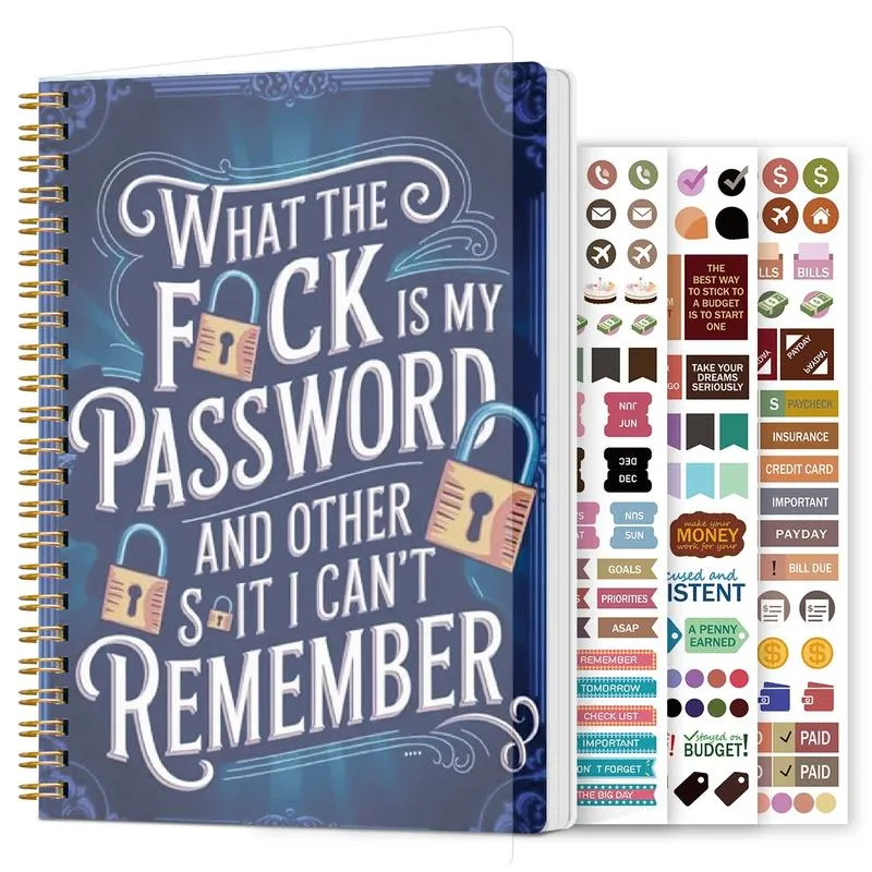 1pc Simple Password Book, Minimalist Advanced Address Password Manager With Website Password Quick Access Username And Password Storage Perfect For Home Office Internet Computer Logins, Great Holiday Gifts