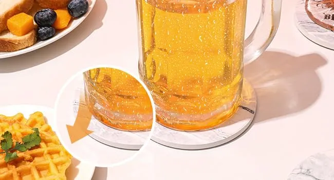 coasters with holder