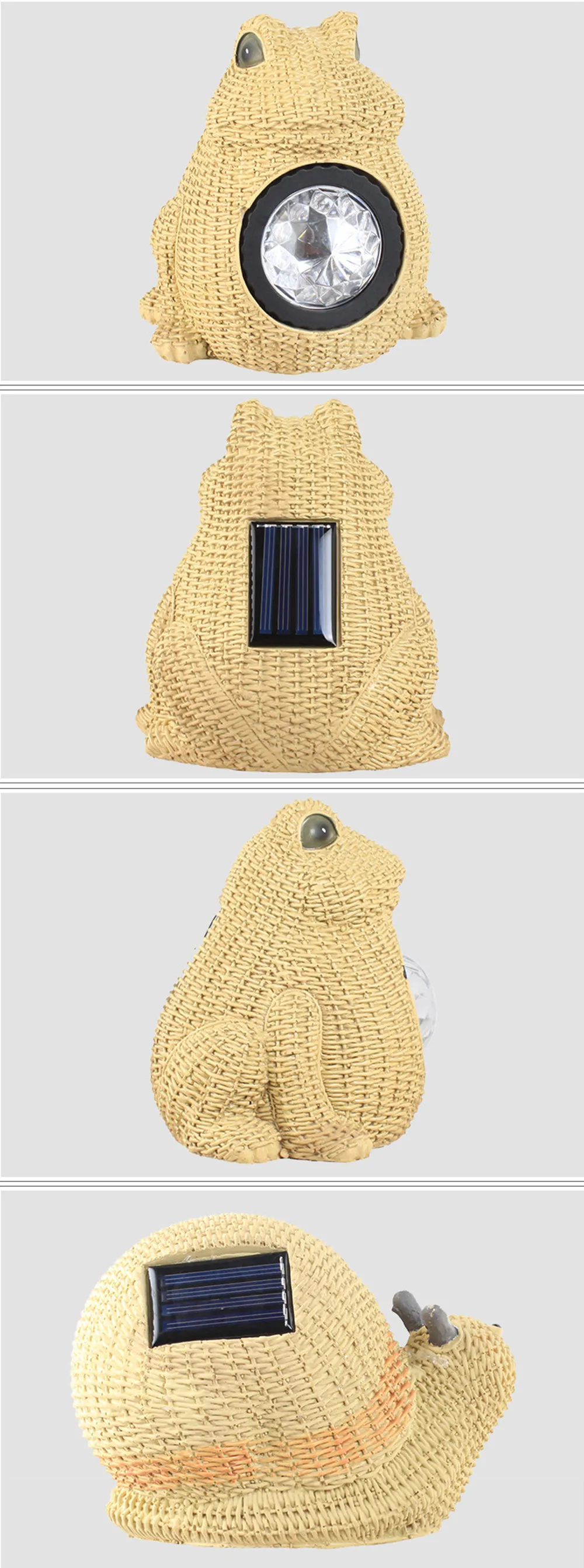 Animal Resin Solar Light