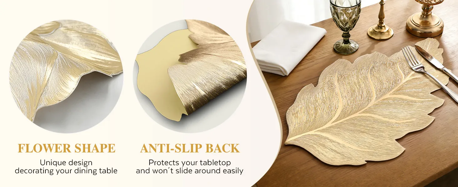 leaf placemats