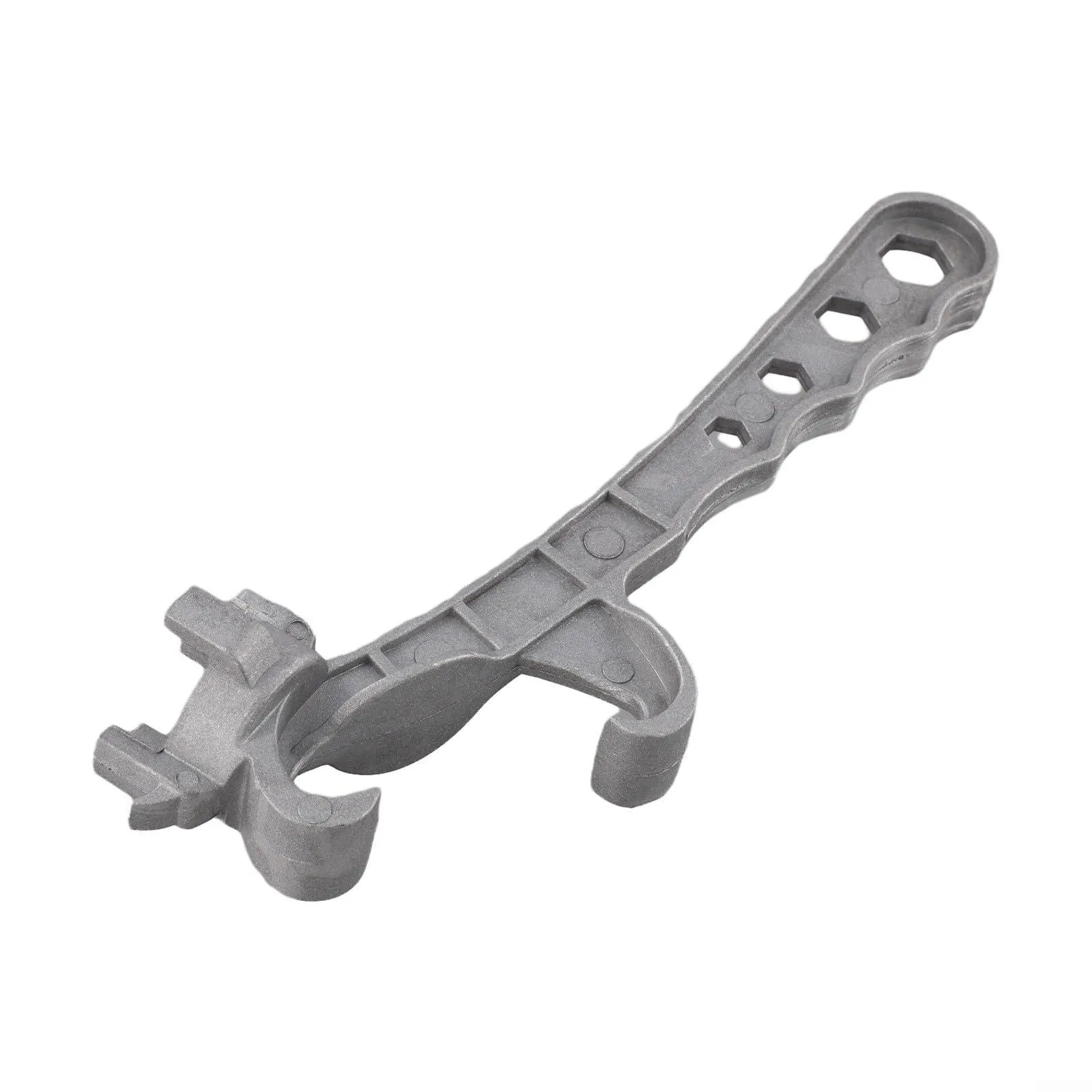 7-in-1 Aluminum Bung Wrench - Heavy Duty Drum & Bucket Opener for 5–55 Gallon Barrels, Non-Sparking Multi-Size Cap Removal Tool